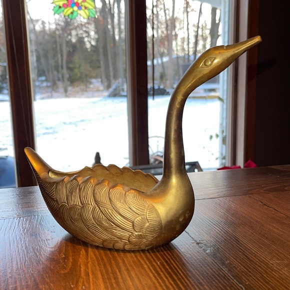 Other - Brass Bird Planter Made in India